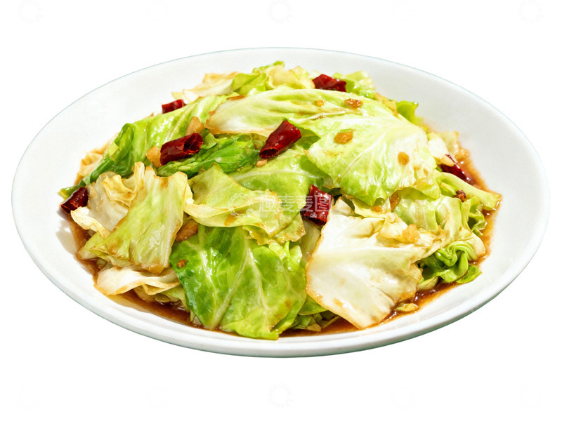 高清大图下载【趣麦麦图】中国菜美食手撕包菜