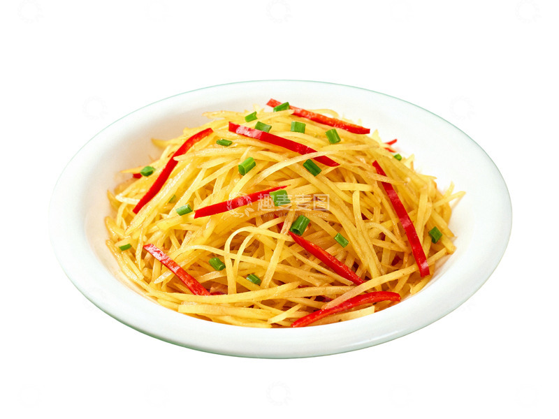 高清大图下载【趣麦麦图】中国菜美食酸辣土豆丝2