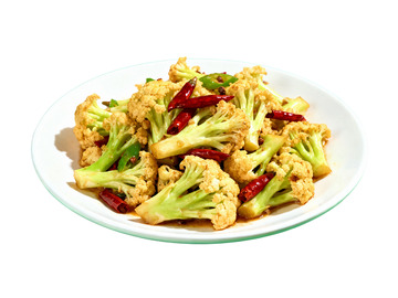 中国菜美食小炒菜花