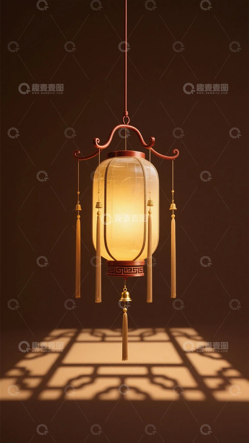 高清大图下载【趣麦麦图】古典中式灯笼光影艺术