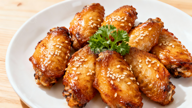 源文件下载【趣麦麦图】烤鸡翅摄影1