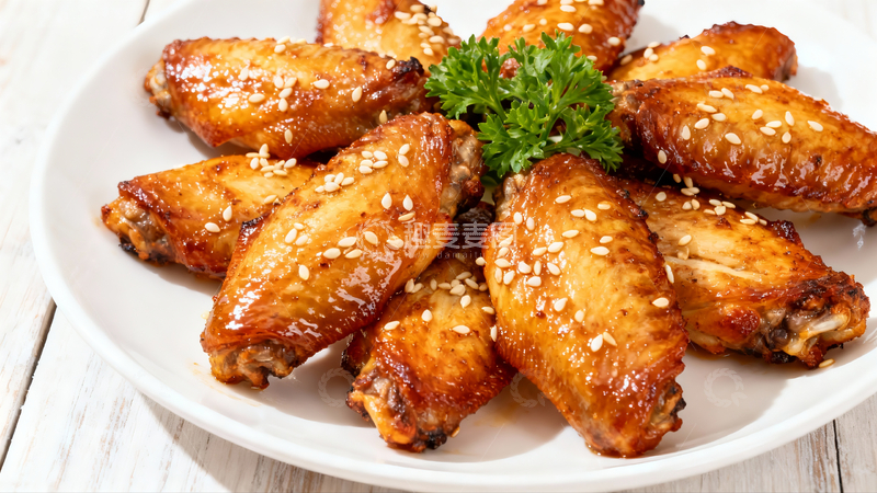 源文件下载【趣麦麦图】烤鸡翅摄影3