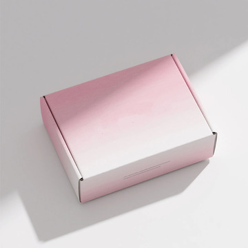 粉色包装盒简约设计