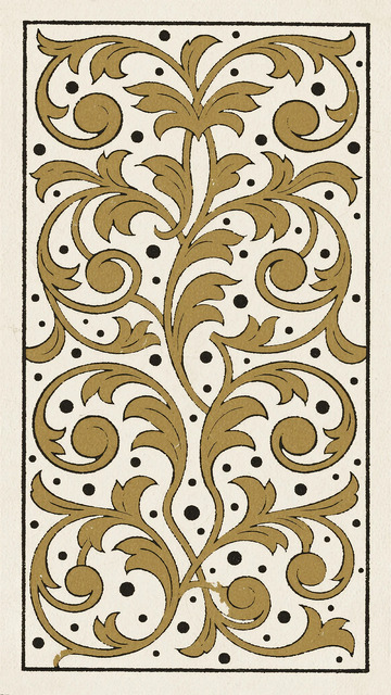 复古风花纹装饰图案设计素材