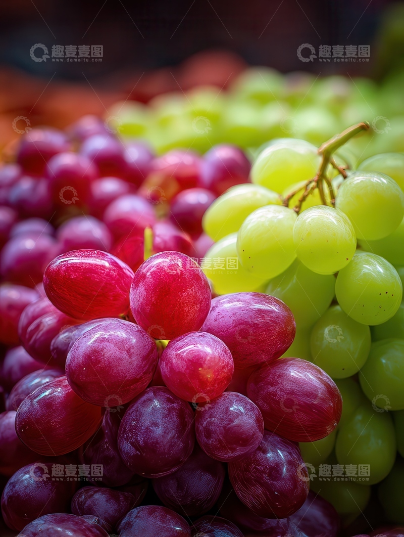 高清大图下载【趣麦麦图】葡萄  珠玉  爽口 