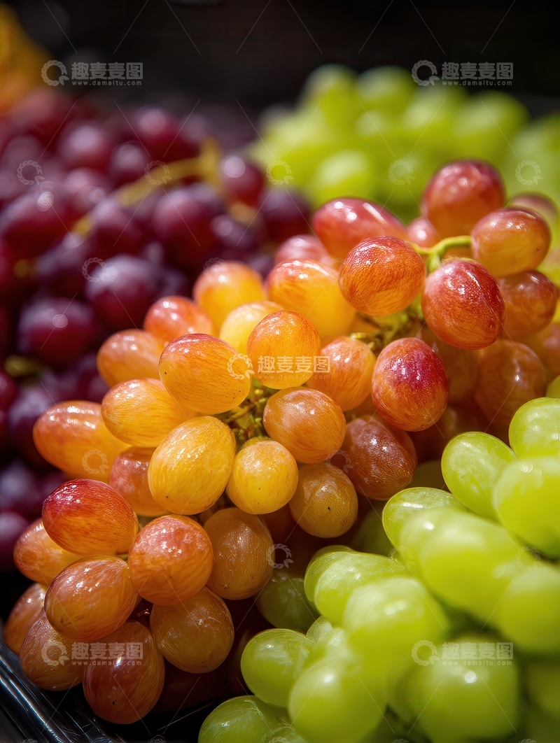 高清大图下载【趣麦麦图】葡萄  珠玉  蜜甜 