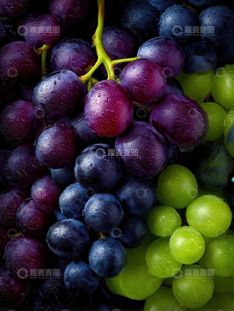 高清大图下载【趣麦麦图】葡萄  珠玉  丰饶  