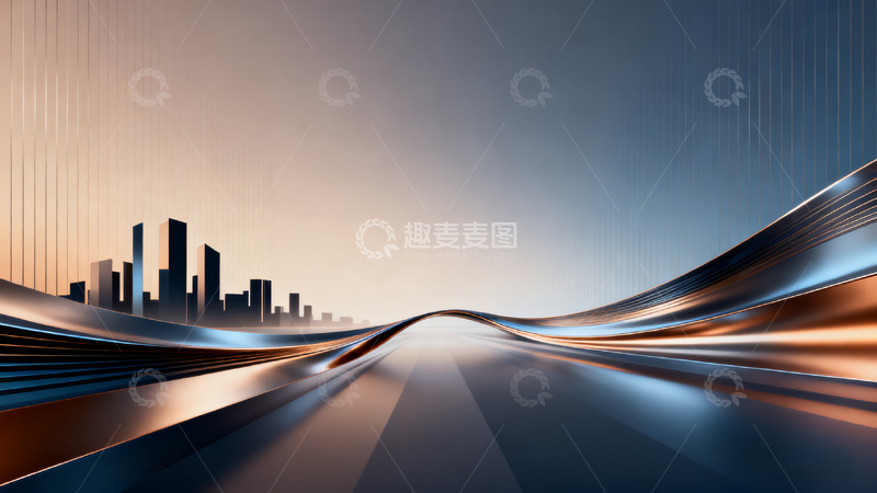 高清大图下载【趣麦麦图】未来都市道路设计图