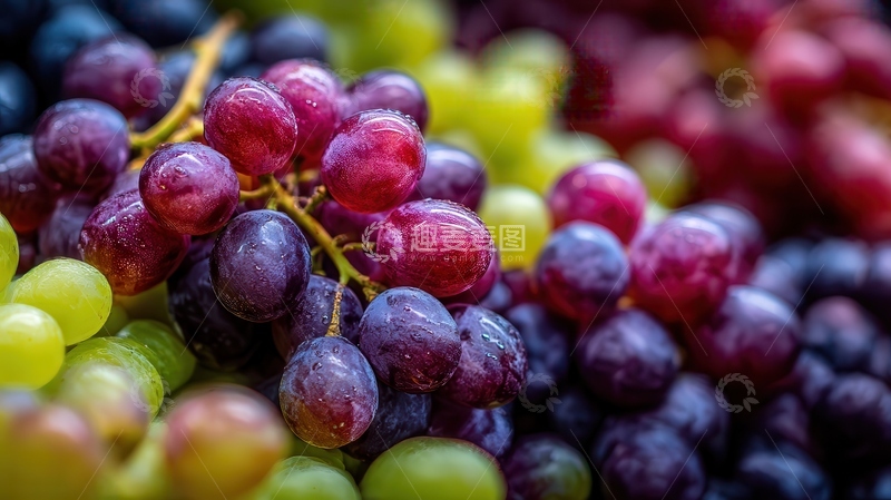 高清大图下载【趣麦麦图】葡萄  珠玉  垂实