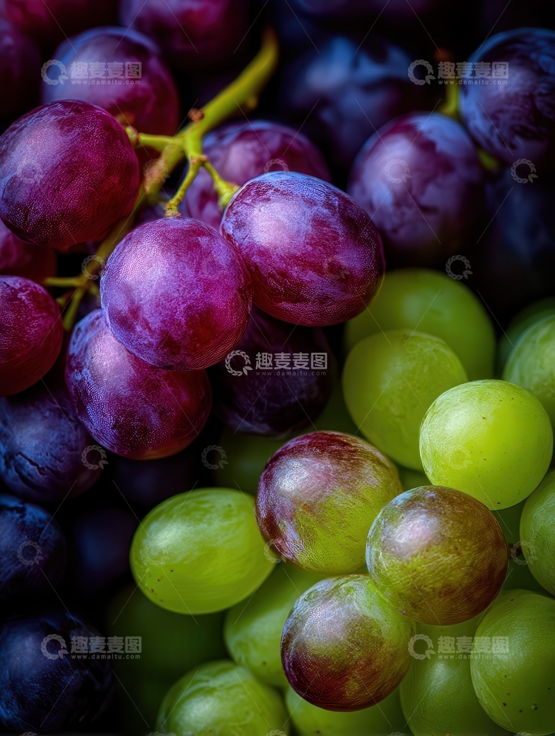高清大图下载【趣麦麦图】葡萄  珠玉  翡翠 