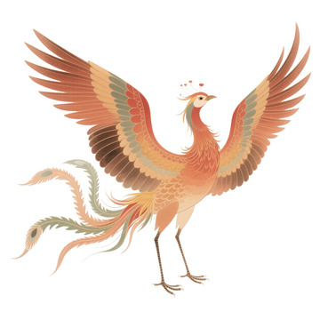 凤凰鸟类免抠元素