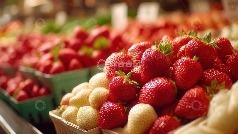 高清大图下载【趣麦麦图】草莓  甜莓  浆果 