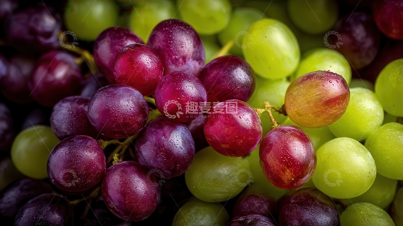 高清大图下载【趣麦麦图】葡萄  珠玉  饱满 
