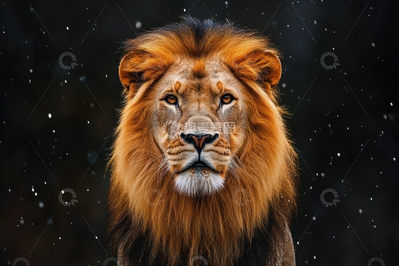 高清大图下载【趣麦麦图】一只花毛狮子