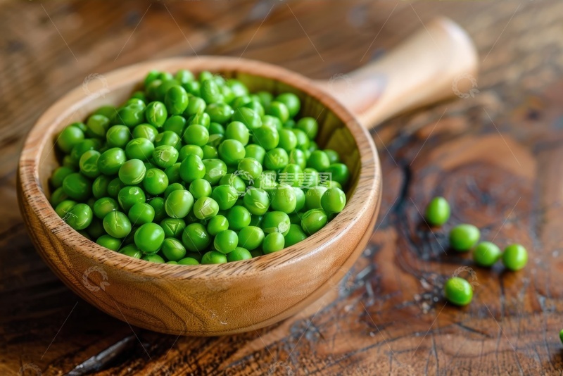 高清大图下载【趣麦麦图】一勺子青豆美食