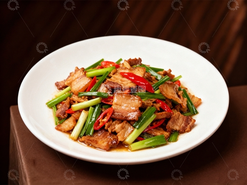 高清大图下载【趣麦麦图】 美食下饭回锅肉1