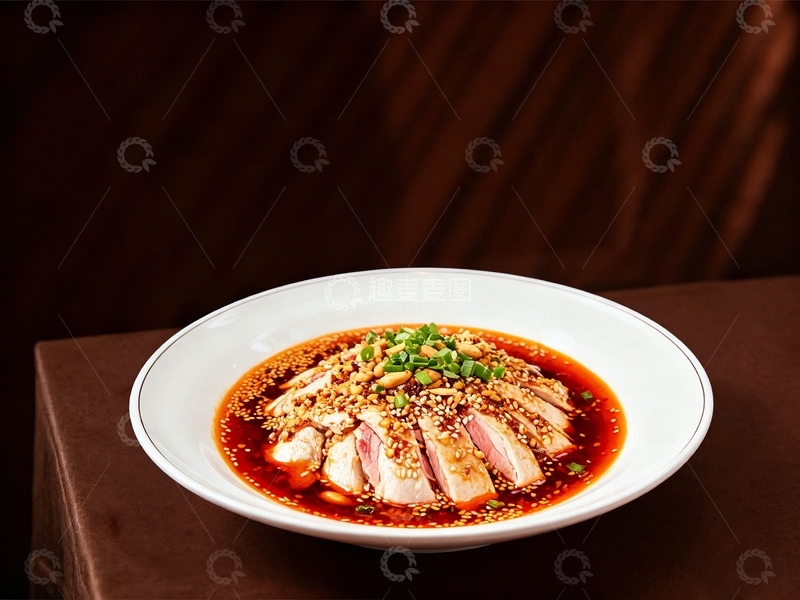 高清大图下载【趣麦麦图】重庆川辣口水鸡2