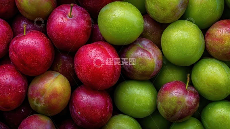 高清大图下载【趣麦麦图】李子  紫玉  青脆