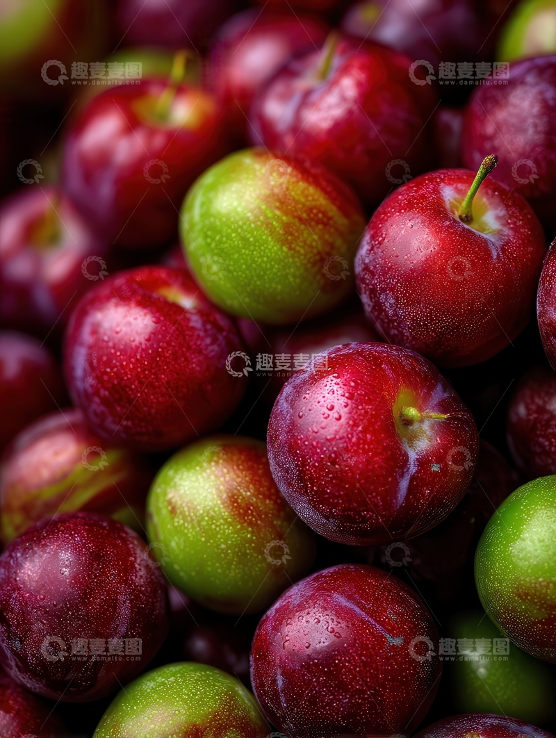 高清大图下载【趣麦麦图】李子  紫玉  润泽