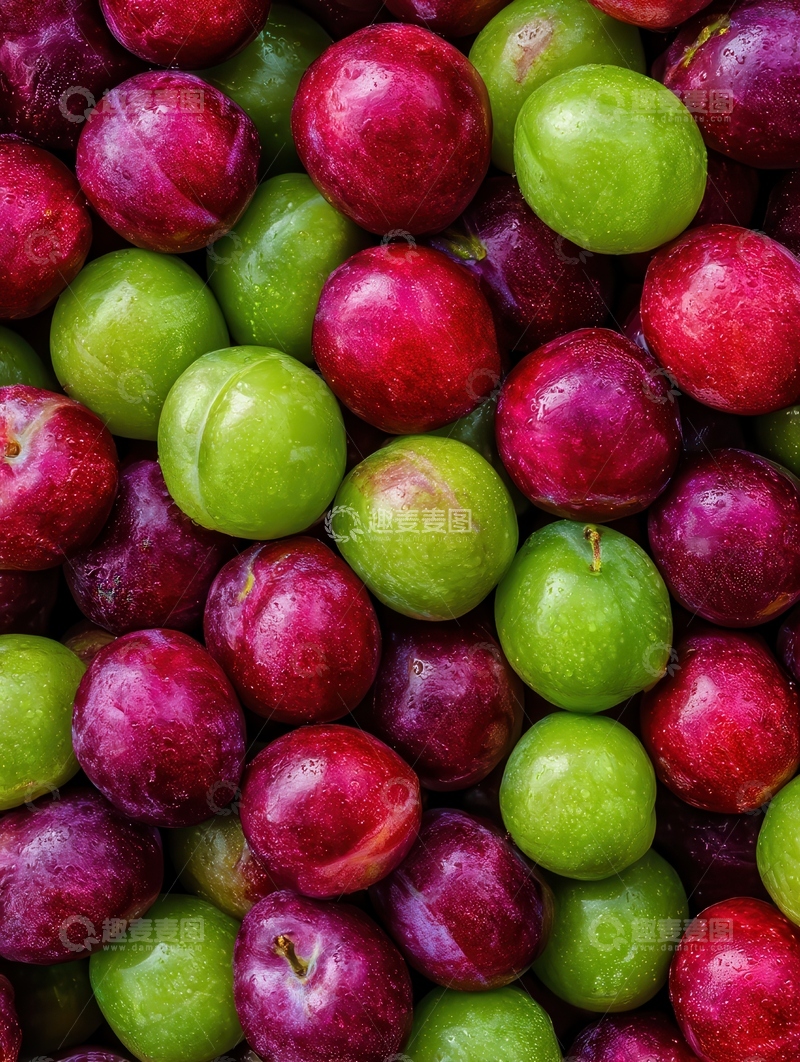 高清大图下载【趣麦麦图】李子  紫玉  酸甜