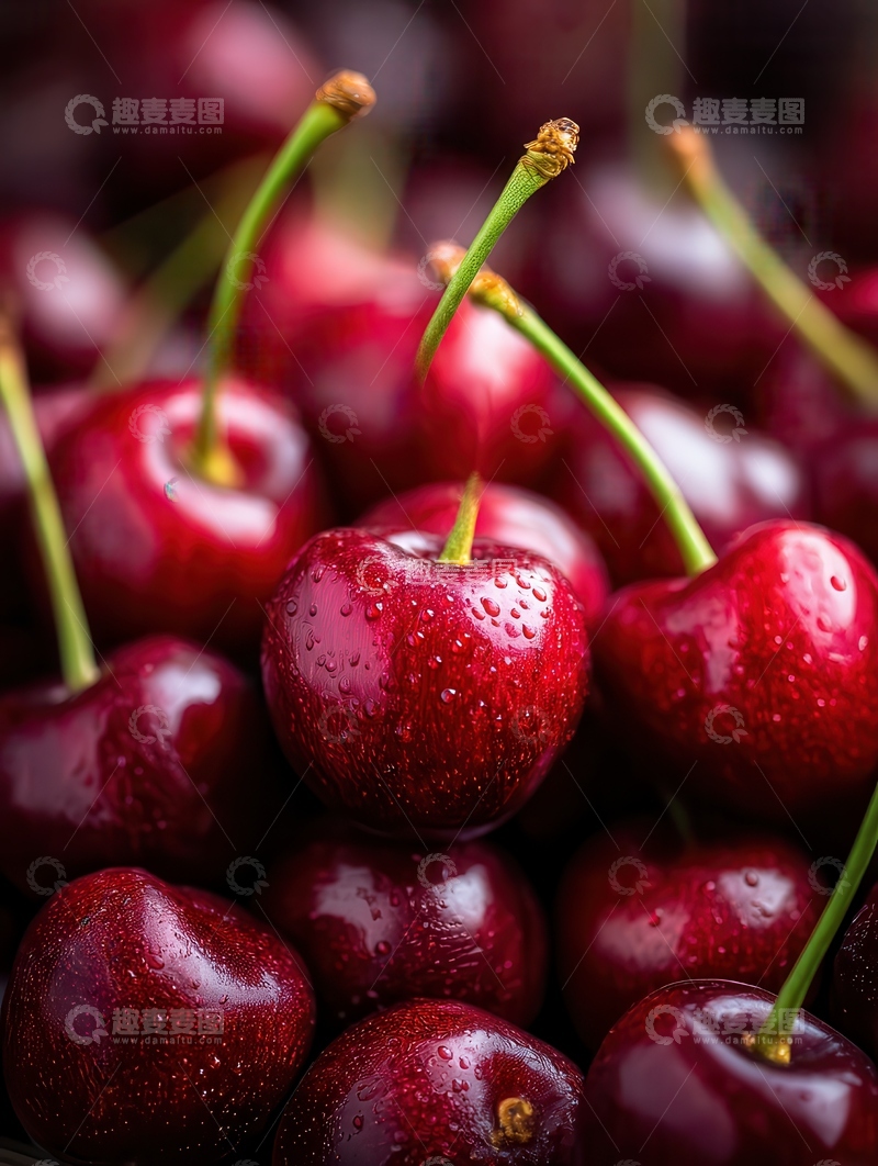高清大图下载【趣麦麦图】樱桃  红珠  红亮 