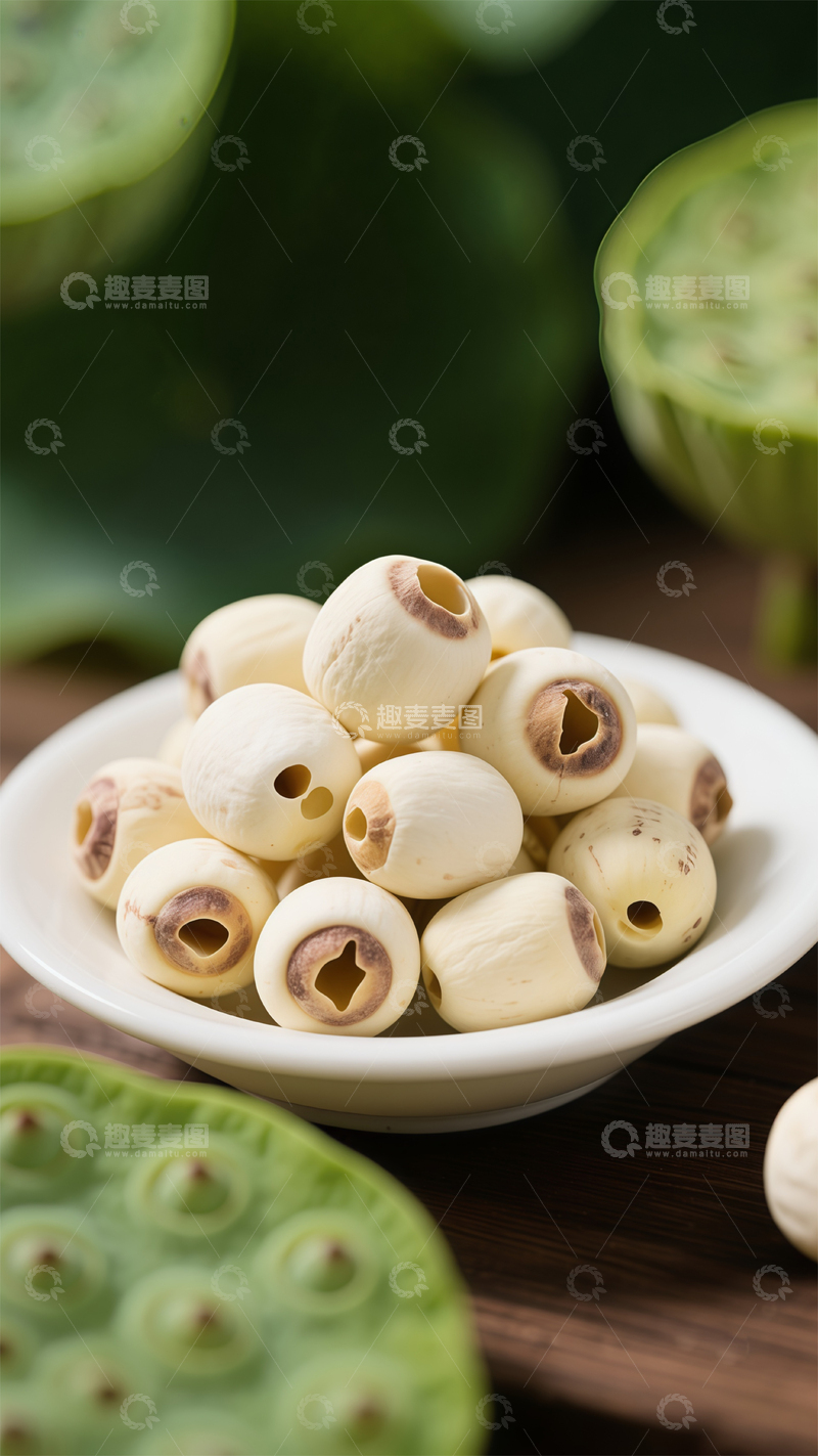 高清大图下载【趣麦麦图】清新莲子特写摄影