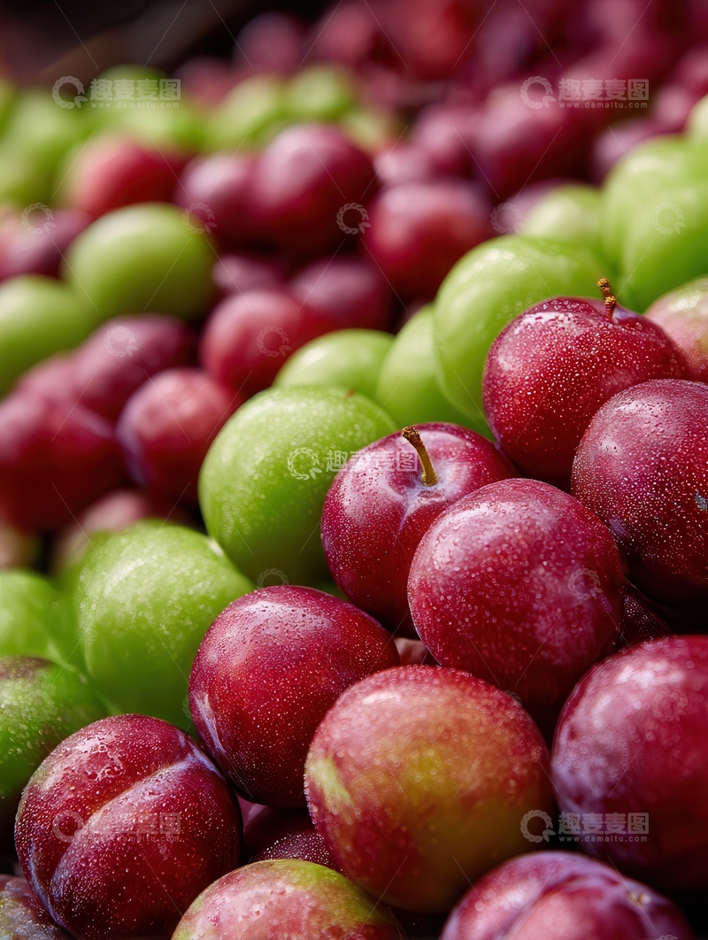 高清大图下载【趣麦麦图】李子  紫玉  涩香