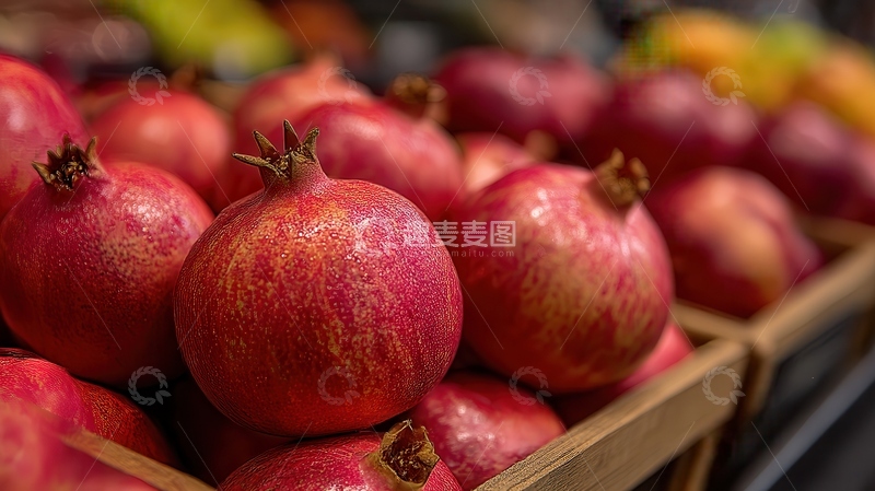 高清大图下载【趣麦麦图】石榴  红玉  多汁