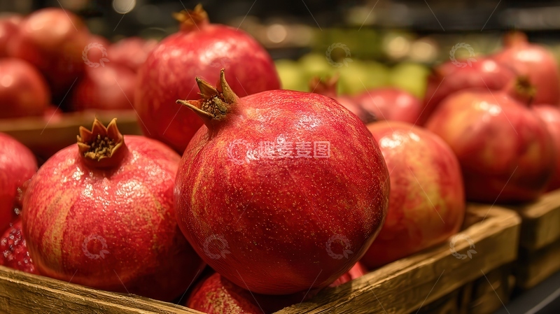 高清大图下载【趣麦麦图】石榴  红玉  红润