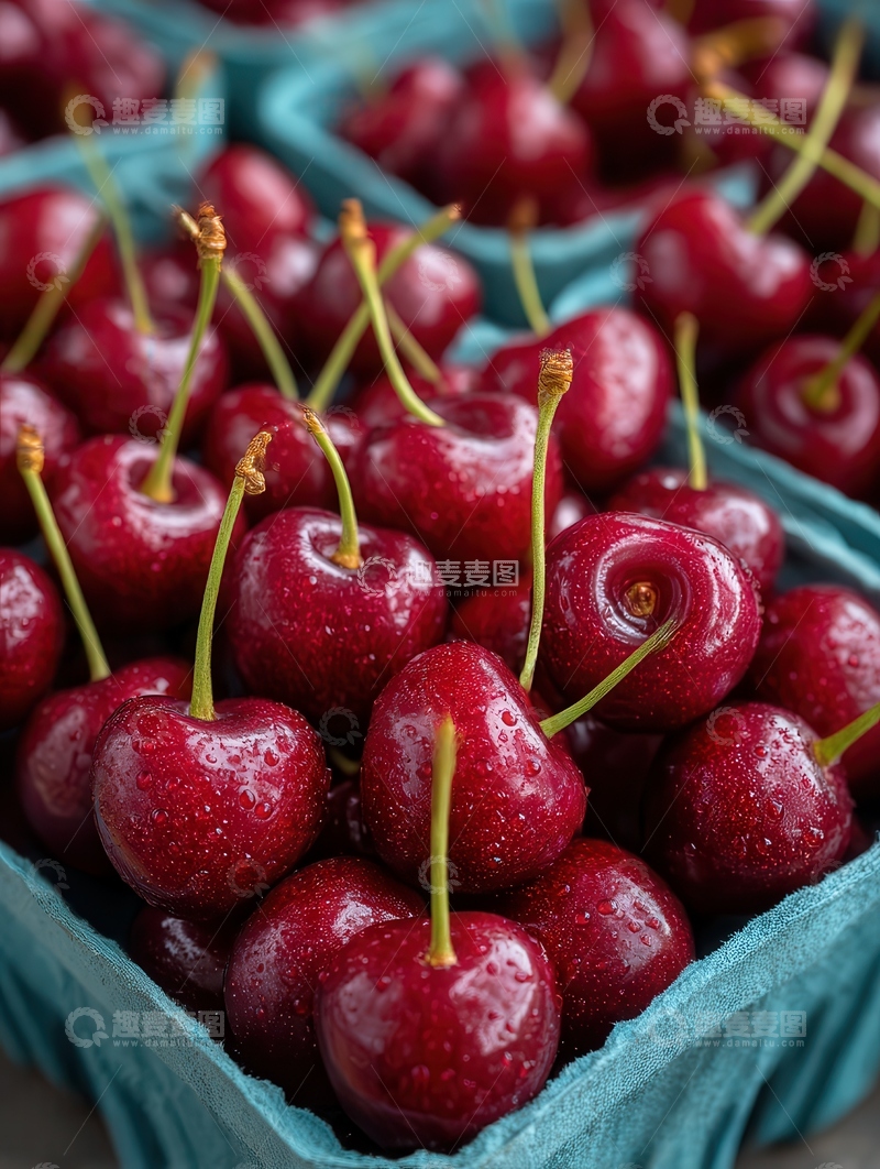 高清大图下载【趣麦麦图】樱桃  红珠  诱人 
