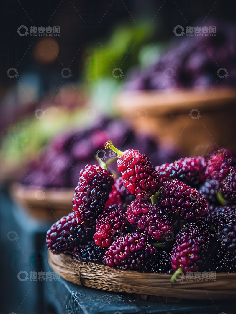 高清大图下载【趣麦麦图】桑葚  童年  聚果  
