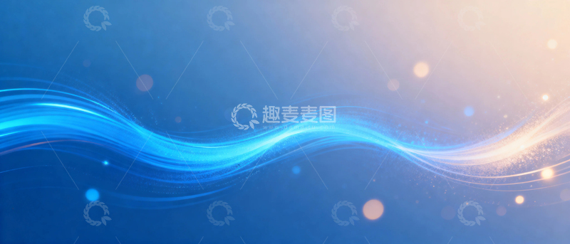 高清大图下载【趣麦麦图】蓝色科技渐变背景6