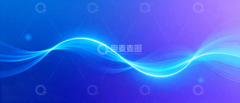 高清大图下载【趣麦麦图】蓝色科技渐变背景15