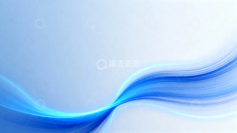高清大图下载【趣麦麦图】蓝色光影科技商务背景15
