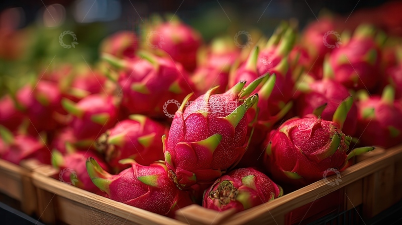 高清大图下载【趣麦麦图】火龙果  玫红   甜浓  