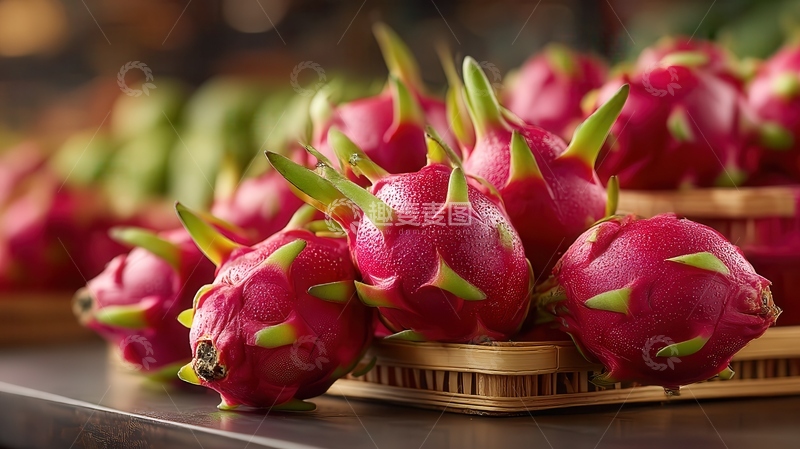 高清大图下载【趣麦麦图】火龙果  玫红   甜滑  