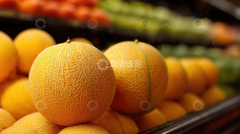 高清大图下载【趣麦麦图】哈密瓜  甜祥  甜浓 