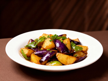 美食菜品地三鲜4