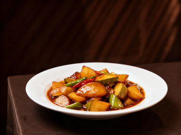 美食菜品地三鲜5