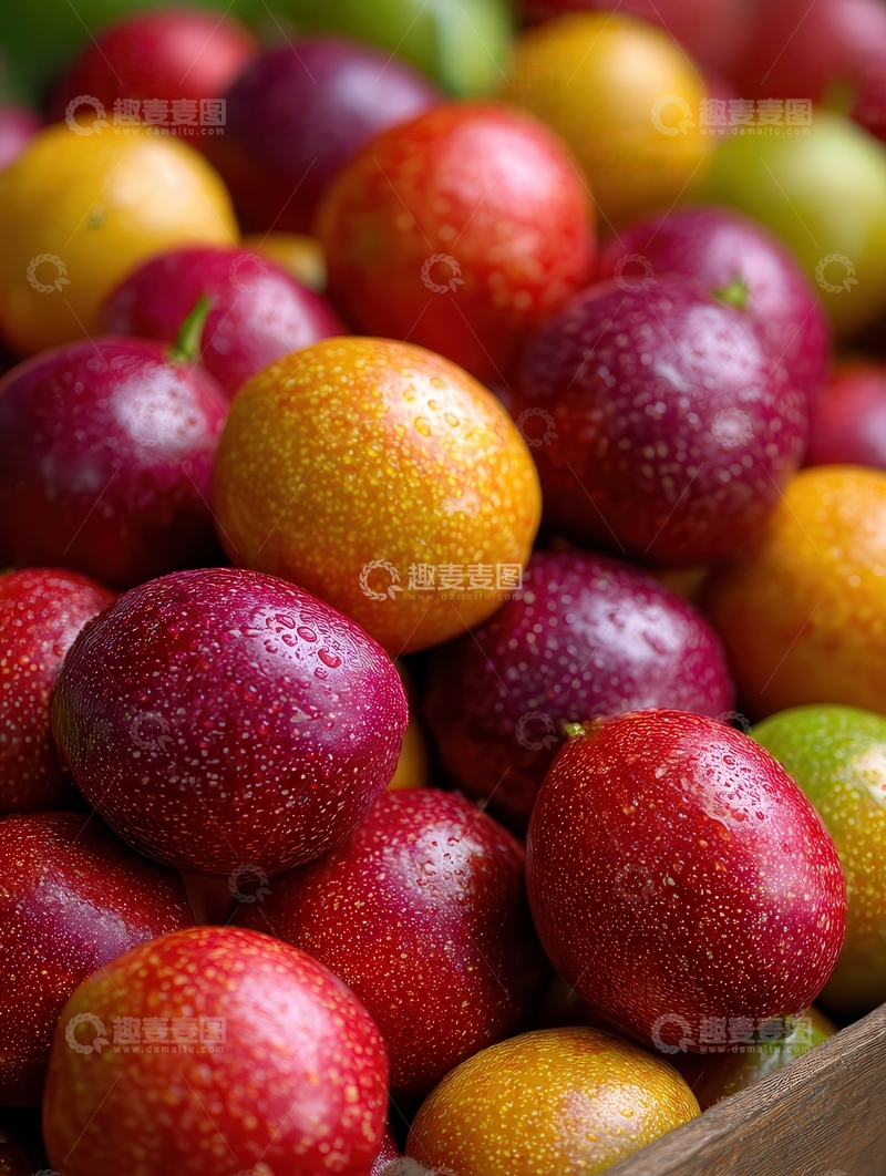 高清大图下载【趣麦麦图】山竹  紫袍  甜润  