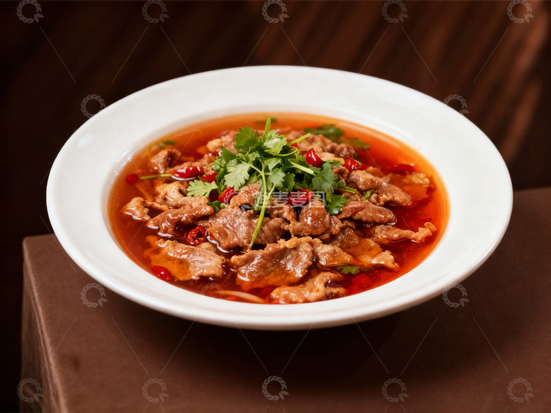 高清大图下载【趣麦麦图】美味水煮肉片香辣肉片10