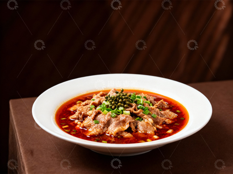 高清大图下载【趣麦麦图】美味水煮肉片香辣肉片4