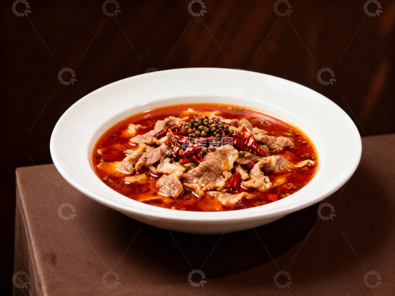 高清大图下载【趣麦麦图】美味水煮肉片香辣肉片13