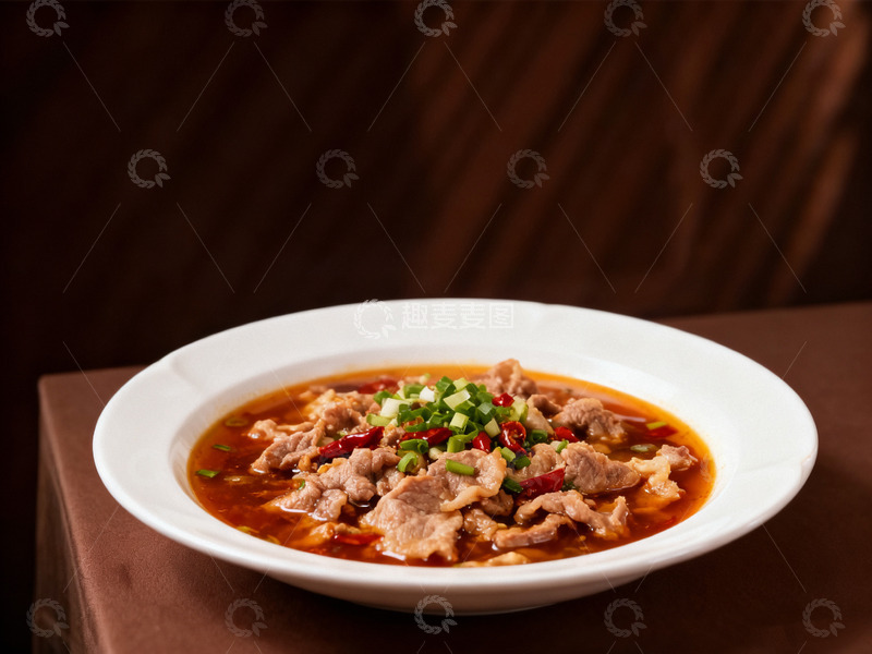 高清大图下载【趣麦麦图】美味水煮肉片香辣肉片9