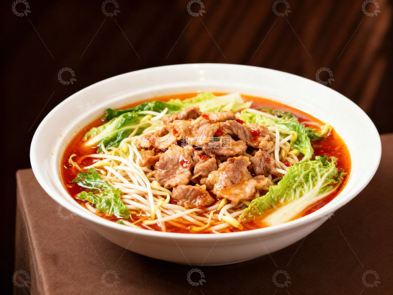 高清大图下载【趣麦麦图】美味水煮肉片香辣肉片7