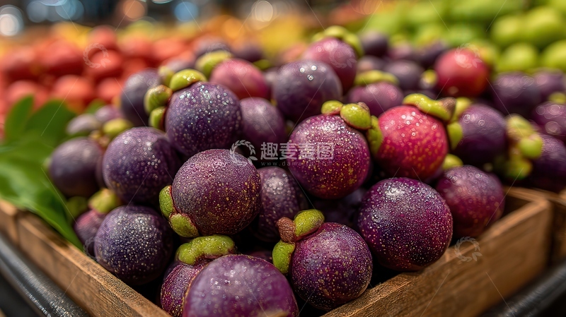 高清大图下载【趣麦麦图】山竹  紫袍  甜滑  