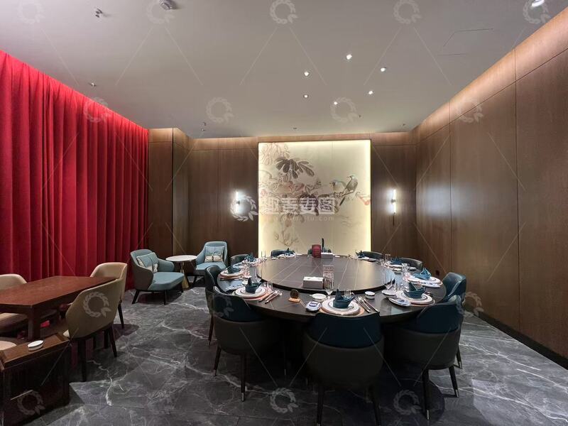 高清大图下载【趣麦麦图】典雅中式圆桌包厢间