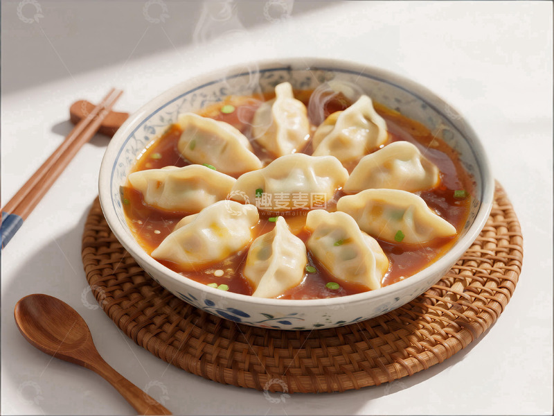 高清大图下载【趣麦麦图】中式饺子美食摄影