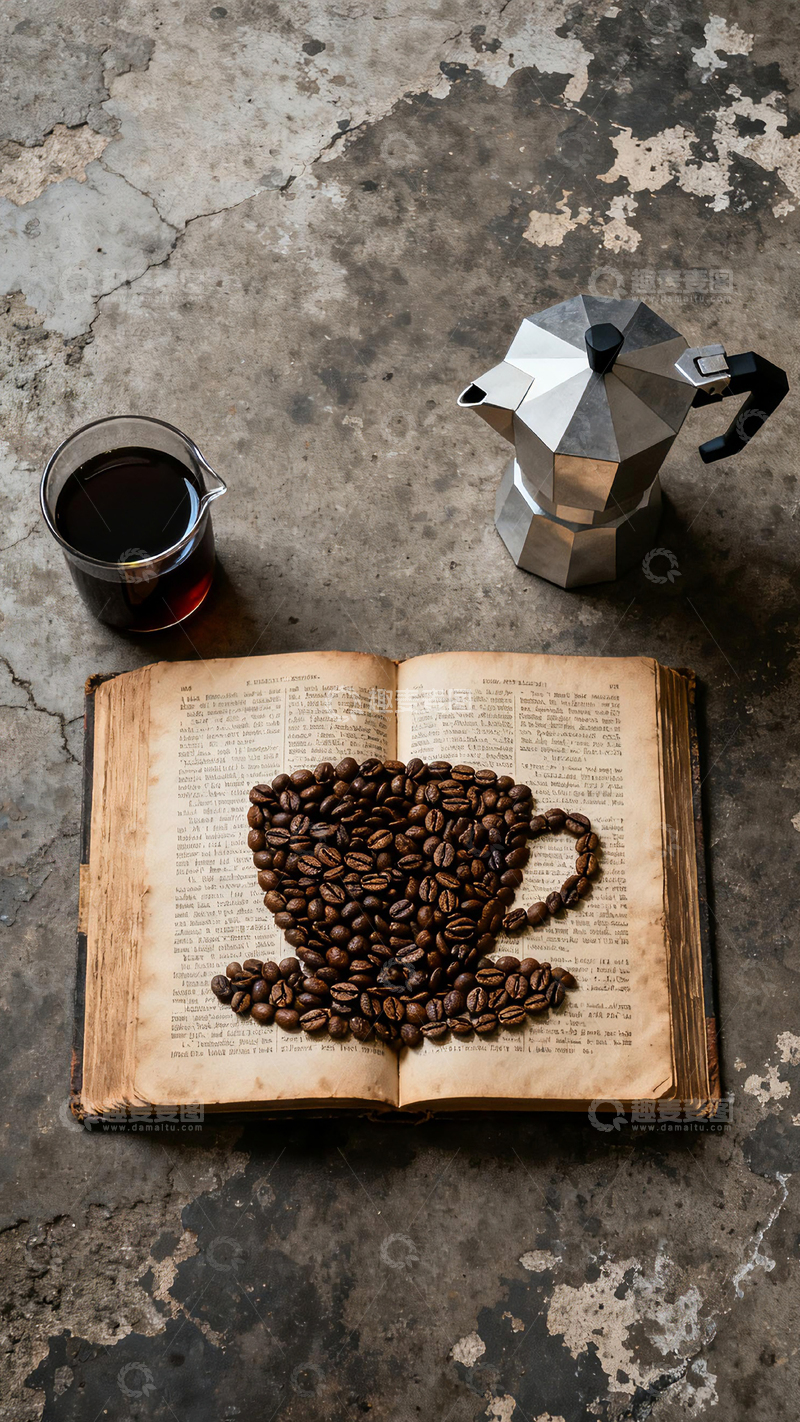 高清大图下载【趣麦麦图】复古咖啡静物摄影4