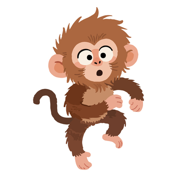 卡通猴子表情包素材